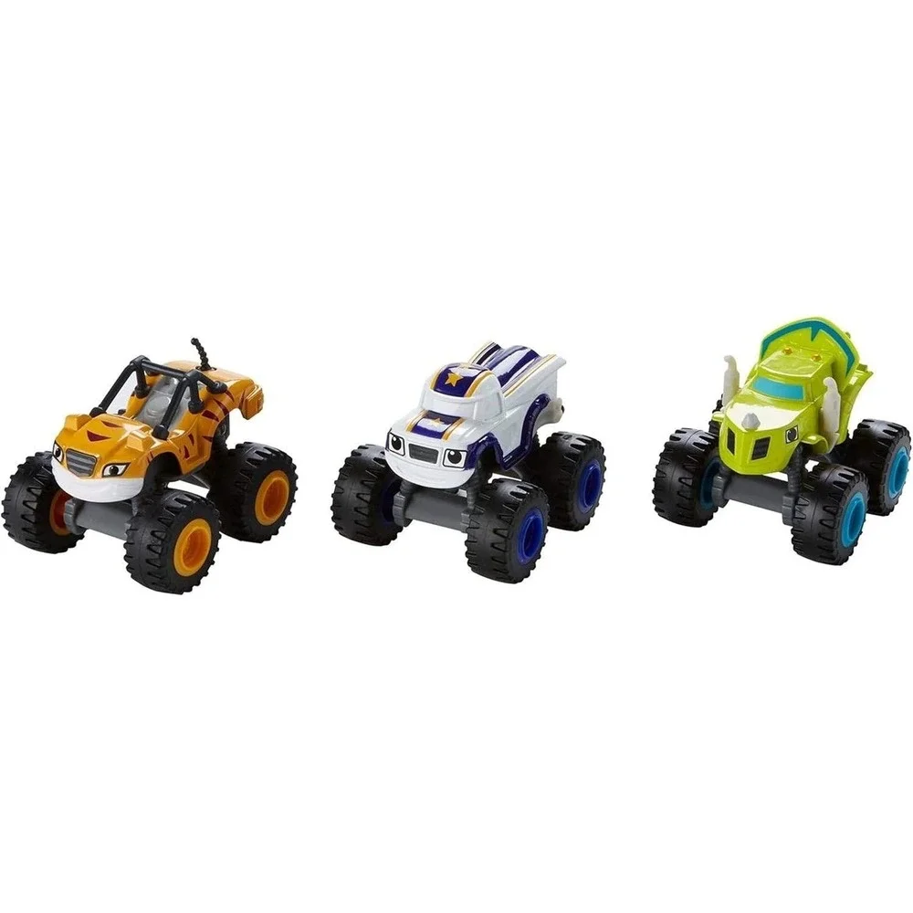 Nickelodeon Blaze and the Monster Machines Pals Die Cast 3 Vehicles Fisher Price